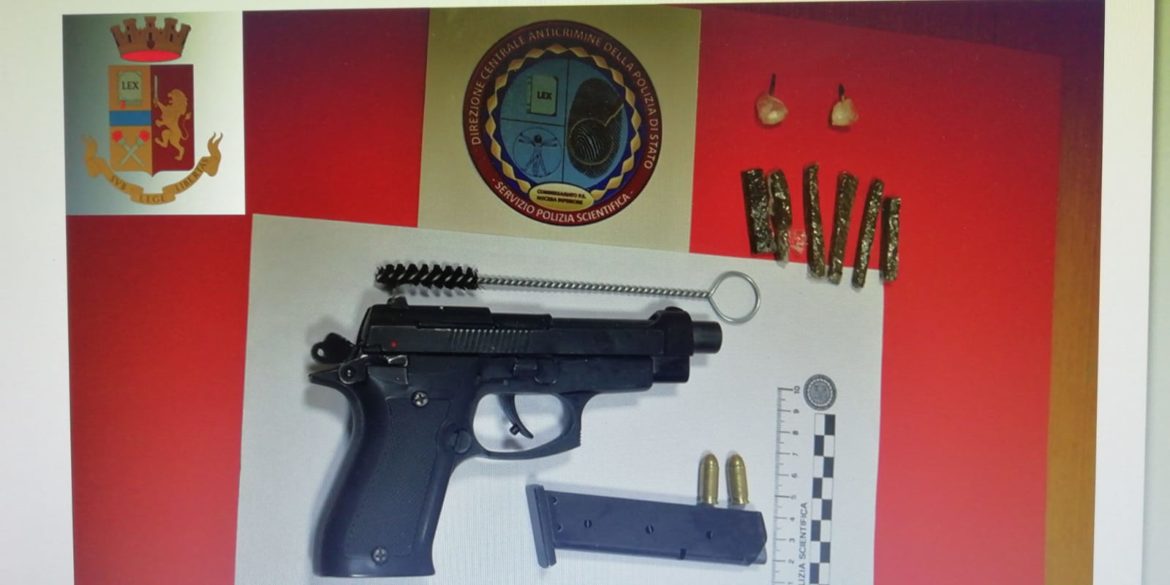 Nocera, blitz al rione Vescovado. La polizia trova armi e droga.