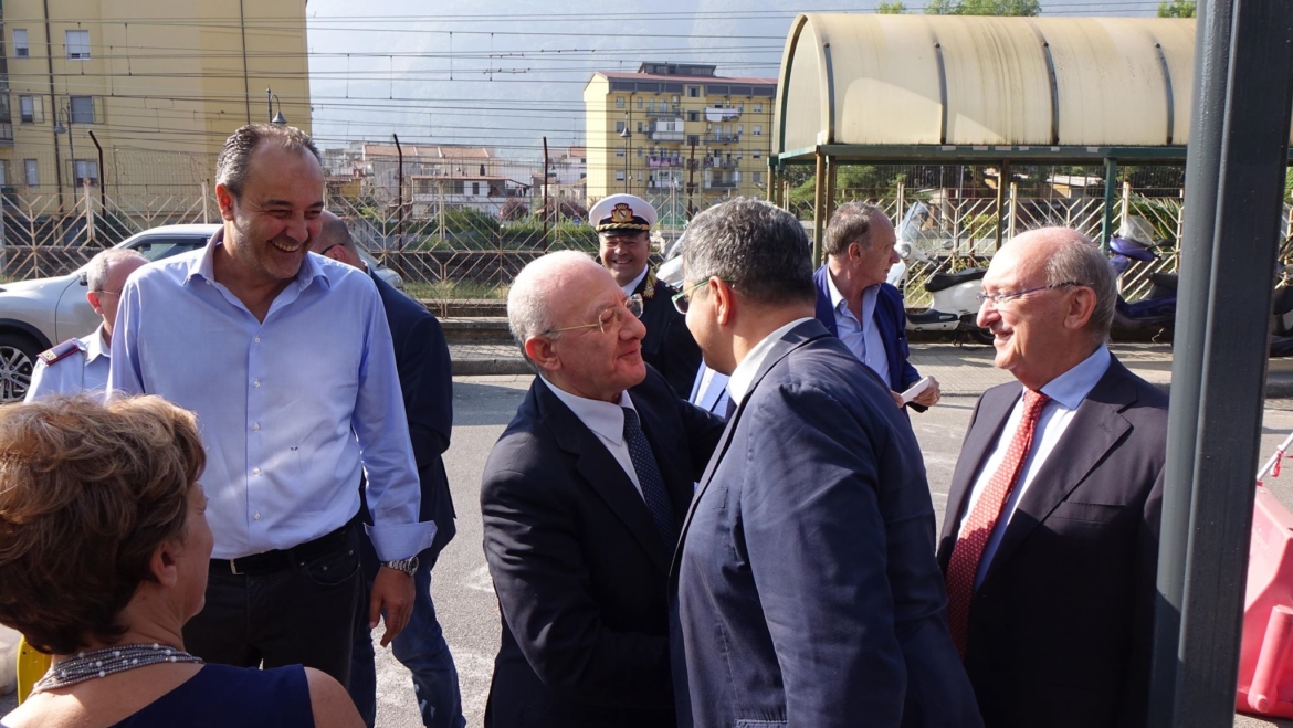 De Luca con Torquato e Petrosino