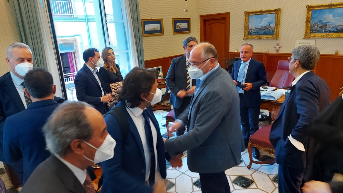 Il saluto di Torquato ai suoi (ormai ex) colleghi