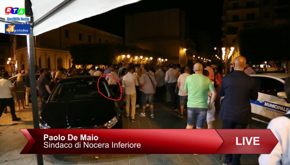 Nocera, rubano soldi ad un giornalista durante la diretta tv per il sindaco