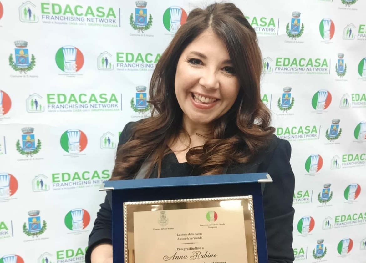 I cuochi italiani premiano Anna Rubino con cinque stelle