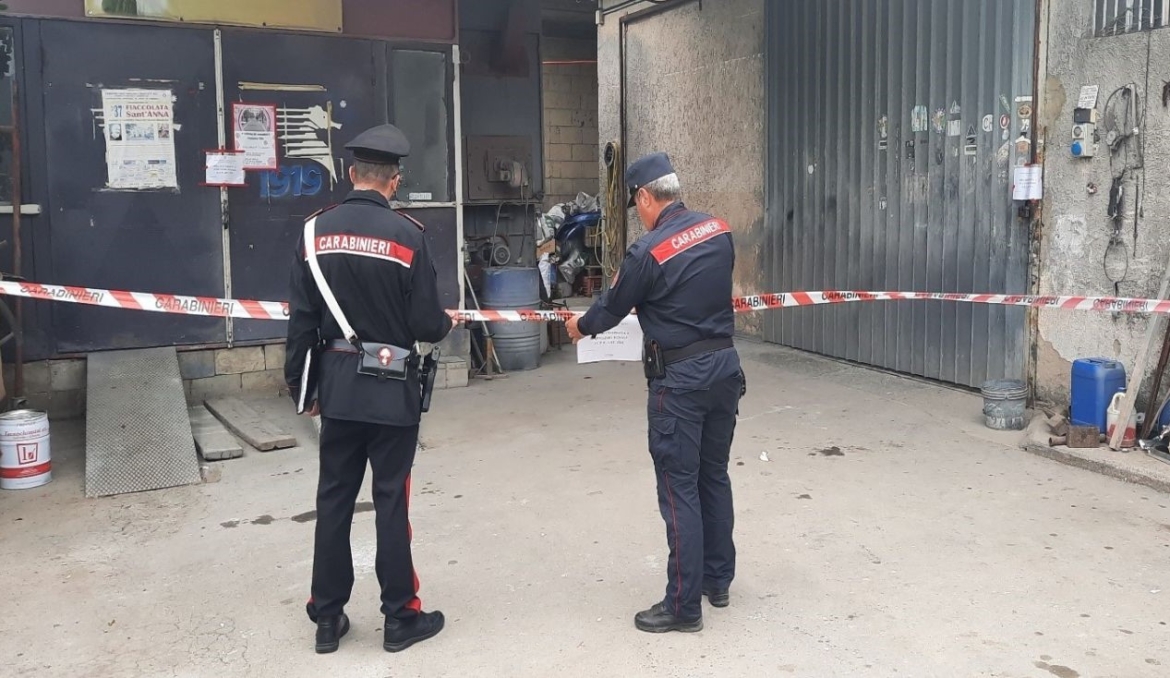 Sequestrata autocarrozzeria per inquinamento