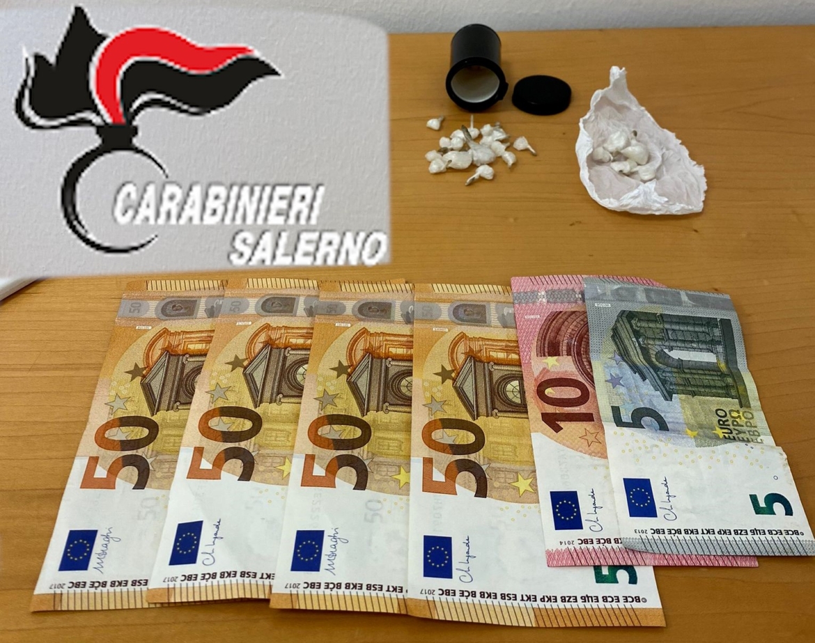 Nocera Superiore, arrestato pusher di cocaina
