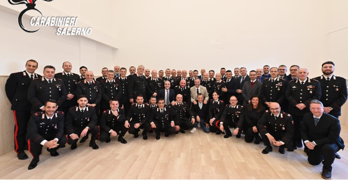 Il generale dei carabinieri visita il Reparto di Nocera