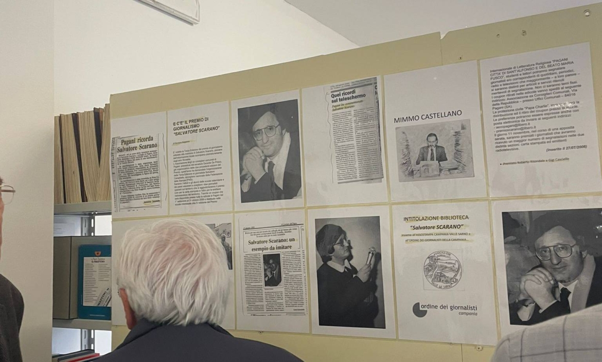 Pagani intitola la biblioteca a Salvatore Scarano