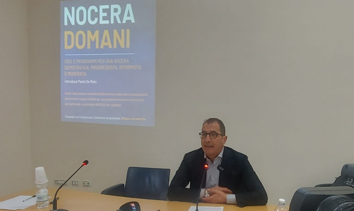 De Maio lancia Nocera Domani: «Il futuro va costruito»